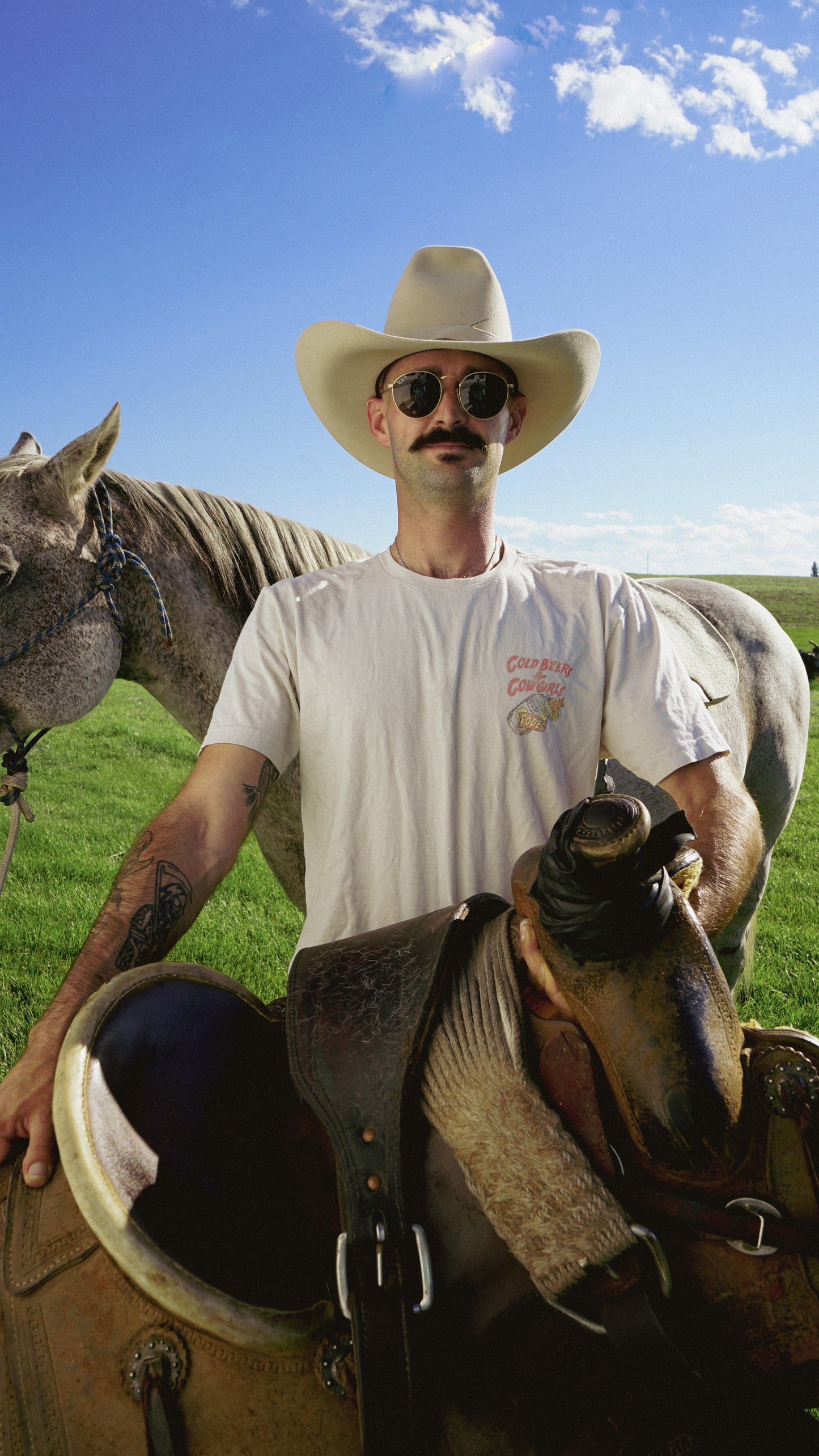 COLD BEERS & COWGIRLS tee