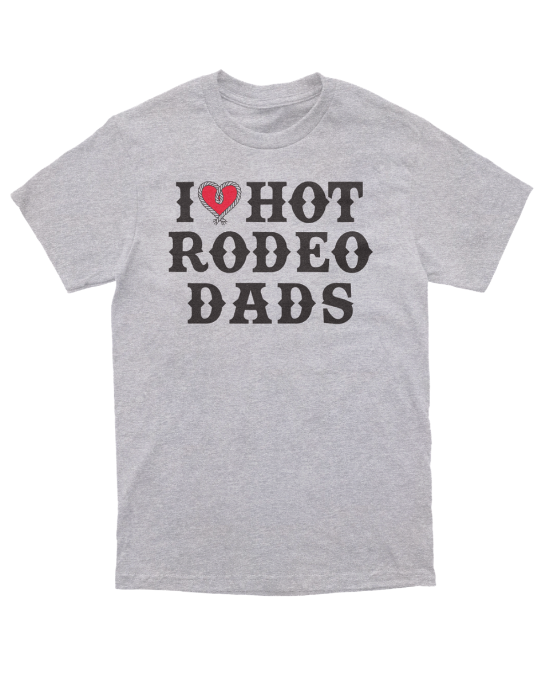 I HEART HOT RODEO DADS tee